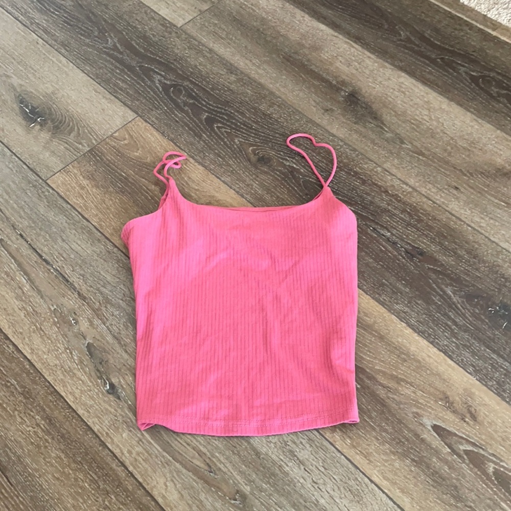 Pink Cropped Tank